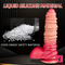 8.26in Liquid Silicone Real Big Soft Dildo For Anal Vaginal Love Toy