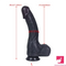 8.26in 9.45in 11.02in Big Ebony Realistic Silicone Soft Dildo Love Toy