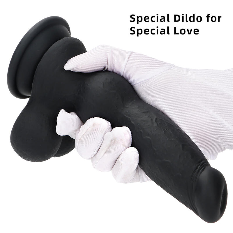 7.87in Silicone Soft Mixed Color Dog Cock Dildo For Women Sex Anus