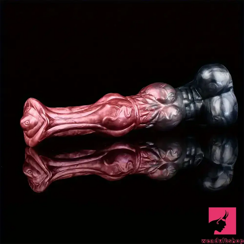 10.23in Large Animal Horse Penis Cock Fantasy Silicone Soft Dildo