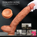 17in Super Large Long Silicone Soft Dual Density Anal Dildo For Women