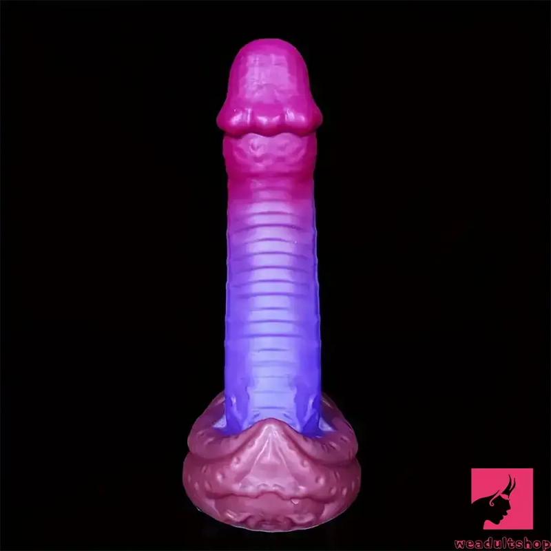 8.66in Silicone Soft Monster Dildo For Women Men G-Spot Vaginal Love