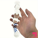 7.48in Clear Real Glass Crystal Dildo For G-Spot Vaginal Sex Toy