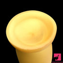 9.84in Gold Soft Liquid Big Silicone Butt Plug Dildo For Women Men