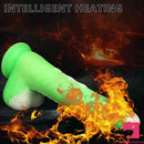 9.84in Big Smart Heating Thrusting Vibrating Remote Auto Electric Dildo