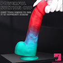 9.05in Big Smart Heating Thrusting Vibrating Remote Auto Dildo