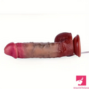 9.3in Soft Real Silicone Anal Clit Squirting Dildo With Blood Vessel