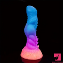 8.66in Silicone Dragon Luminous Real Soft Dildo For Clit Stimulation