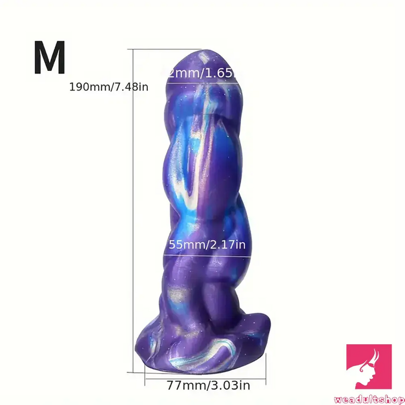 5.43in 7.48in 9.25in Real Silicone Soft Monster Dildo For Anal Expansion