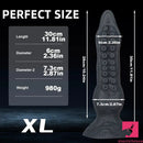 7.08in 9.06in 10.24in 11.81in Octopus Tentacle Odd Silicone Flexible Dildo