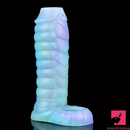 5.39in Lifelike Silicone Soft Dildo Sleeve Snake Luminous Cock Extender