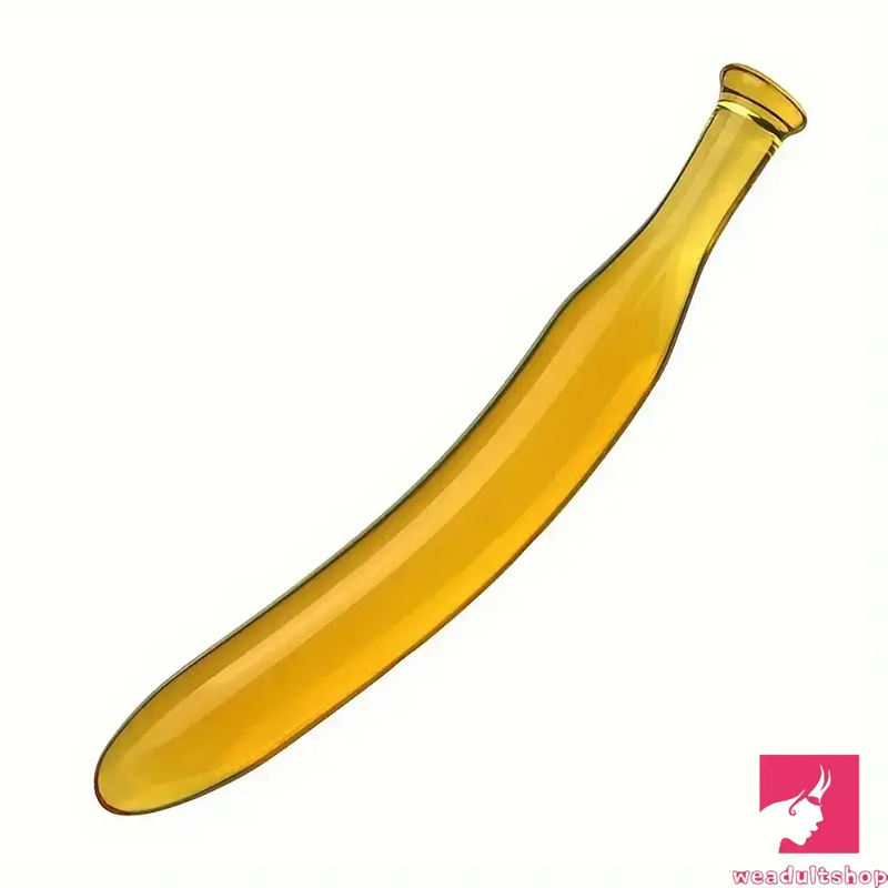 7.09in 7.48in 9.65in Glass Banana Dildo For For Men Women Love