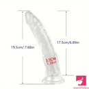 6.5in 7.68in 9.65in Clear Real Dildo For G-Spot Vaginal Sex Love Stimulation