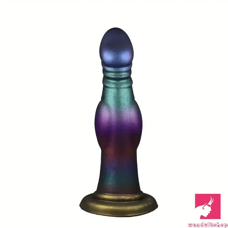 7.28in Fantasy Monster Dog Knot Silicone Soft Cock Dildo For Prostate Sex