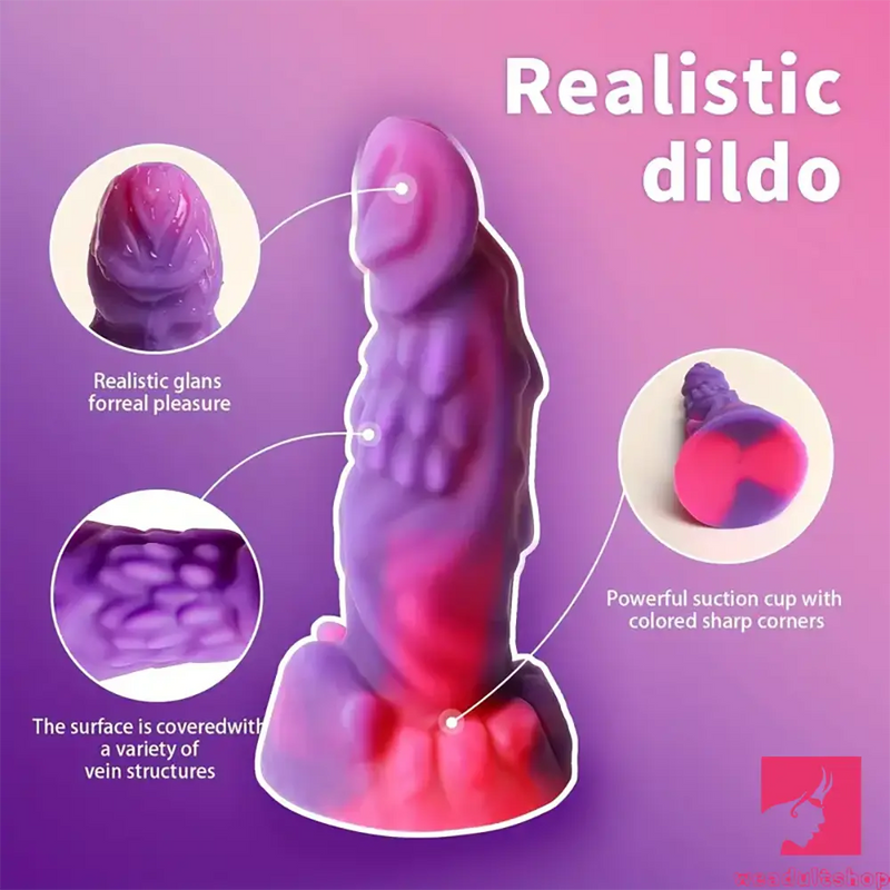 5.9in Silicone Female Fantasy Monster Dildo For Ultimate Orgasm