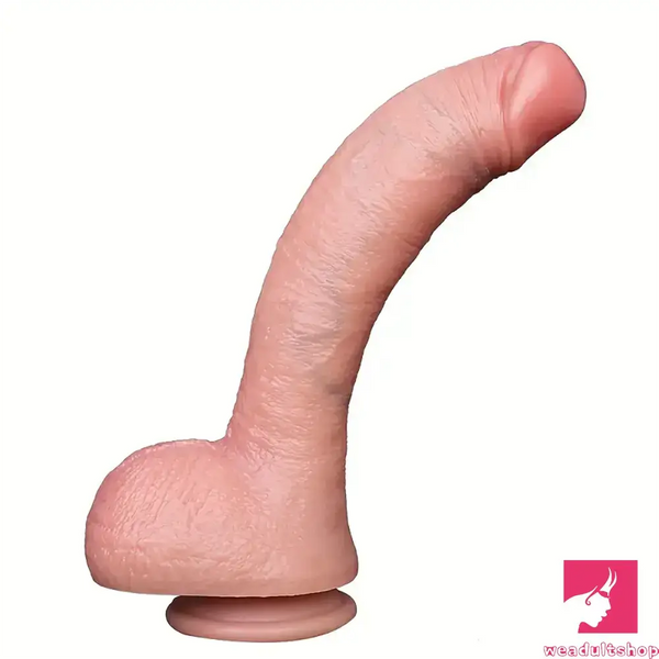 10.1in Realistic Large Silicone Soft Anal Dildo For Adult Couple Flirting Sex