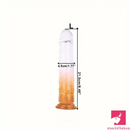 6.29in 7in 7.67in 8.46in Clear Crystal Real Cock Dildo For G-Spot Clit