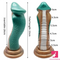 9.06in Silicone Soft Big Fantasy Snake Curved Dildo For Sex Toy