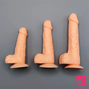 5.31in 6.29in 7.48 Realistic Female Male Flesh Like Dildo Sex Toy