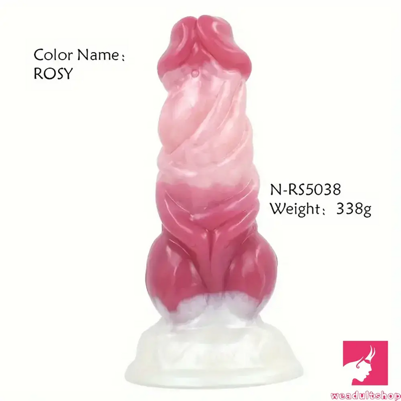 6.89in Liquid Silicone Monster Fantasy Dildo For Couples Solo Anal Play