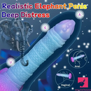 9.08in Silicone Soft Big Dragon Elephant Dildo For G-spot Sex Stimulator