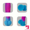 8.07in Colorful Silicone Soft Big Dildo For Women Men Sex Toy