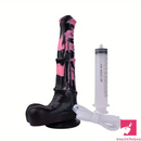 9.64in 13.77 Big Horse Animal Cock Silicone Ejaculation Dildo For Couples