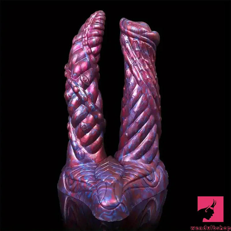 7.64in 7.99in 8.07in Fantasy Silicone Double Heads Dildo For Gay Lesbian