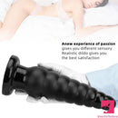 10.63in Realistic Big Silicone Black Dildo Butt Plug For Anal Orgasm