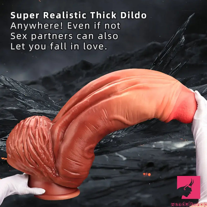 26.18in Realistic Super Long Huge Thick Soft Fat Dildo For Anus Orgasm