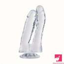 6.89in Lifelike Double Penetration Male Dildo For Anal Dilator With Sucker