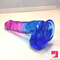 7.01in Real Silicone Soft Smooth Crystal Dildo For Anal Stimulation