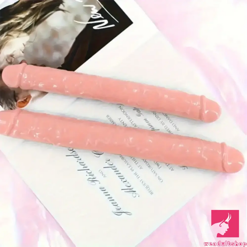 13.18in Realistic Double Headed Long Dildo For Female Male Love Sex