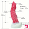 9.06in Real Cock Big Monster Penis Soft Silicone Dildo Vaginal Expander