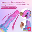 8.6in Silicone Soft Monster Dildo Big Female Masturbator For Anal Toy