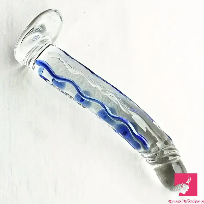 6.5in Premium Crystal Glass Dildo Sex Toy For Vagina Glass Love Toy