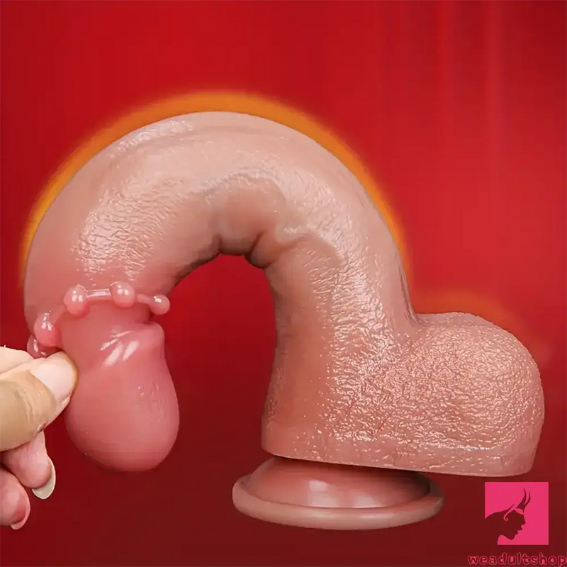 8.9in Realistic Large Silicone Soft Anal Dildo For G-Spot Anus Stimulation