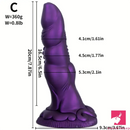 7.87in 8.1in 9.25in Animal Dragon Monster Silicone Dildo For Anus G-Spot