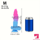 6.3in 7.08in 7.87in 9.05in 10.23in Silicone Fantasy Soft Dildo Love Toy