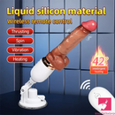 5.51in Lifelike Silicone Heating Thrusting Rotating Vibrating Dildo