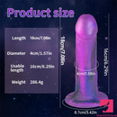 7.08in Silicone No Eggs Soft Dildo For Female Male Love Sex Toy