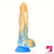 7.67in Silicone Fantasy Soft Dildo For G-Spot Anal Stimulation Sex Toy