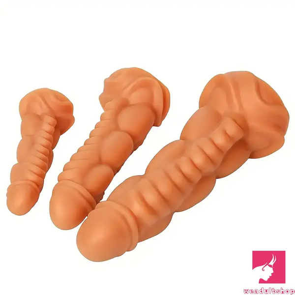 5.91in 8.66in 10.55in Unisex Silicone Fantasy Big Soft Adult Dildo