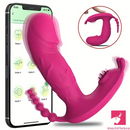 4.8in Small App Controlled Wearable Vibrating Tapping Vibrator Dildo