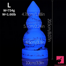 4.13in 6.1in 8.07in 11.43in Fantasy Silicone Soft Butt Plug Real Dildo