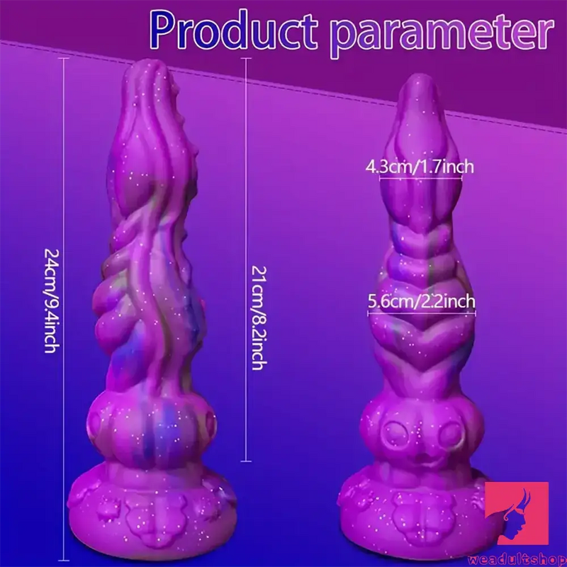 9.4in Soft Liquid Silicone Big Alien Dildo For Sex Orgasm Adult Toy