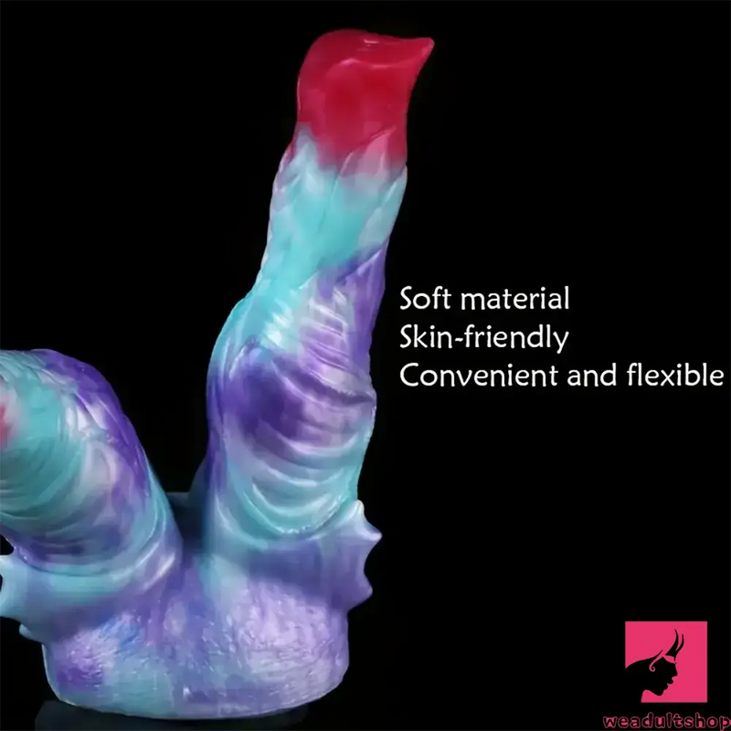 8.7in Silicone Flexible Monster Double Sided Fantasy Dildo For Women