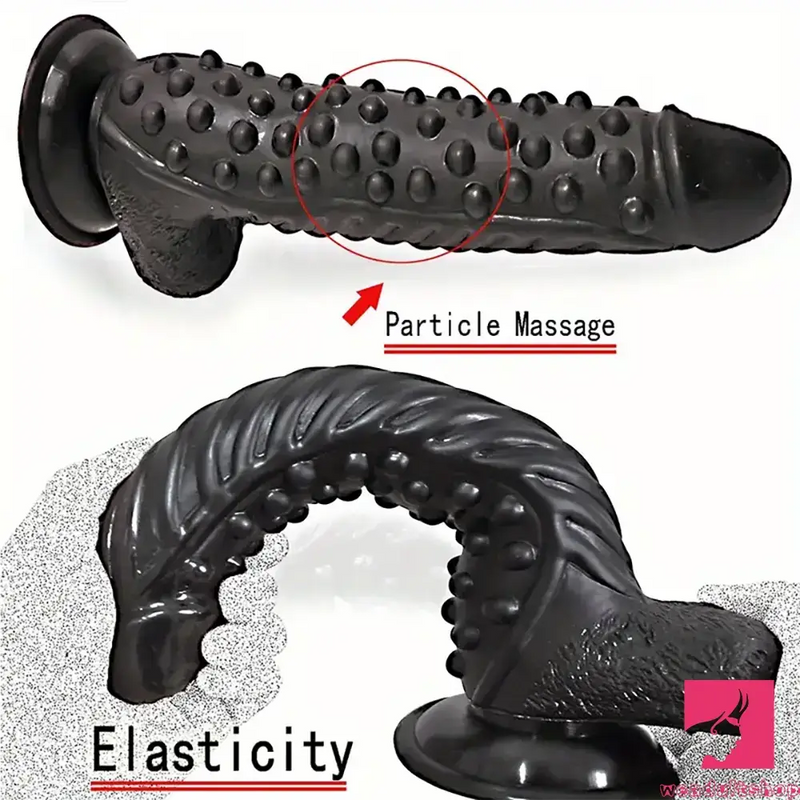 10.6in Spiked Big Fantasy Grainy Dildo For Vagina Anus Stimulation