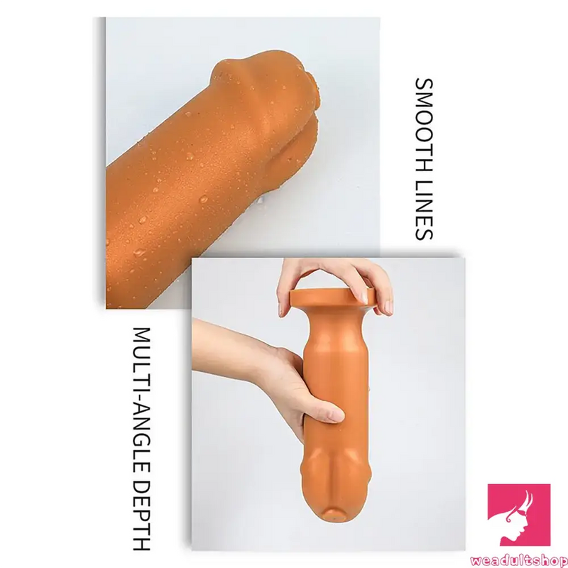 5.12in 6.29in 7.87in 9.06in Silicone Soft Odd Suction Cup Dildo