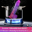 8.66in Silicone Soft Big Dildo For G-spot Vaginal Anal Toy Stimulator